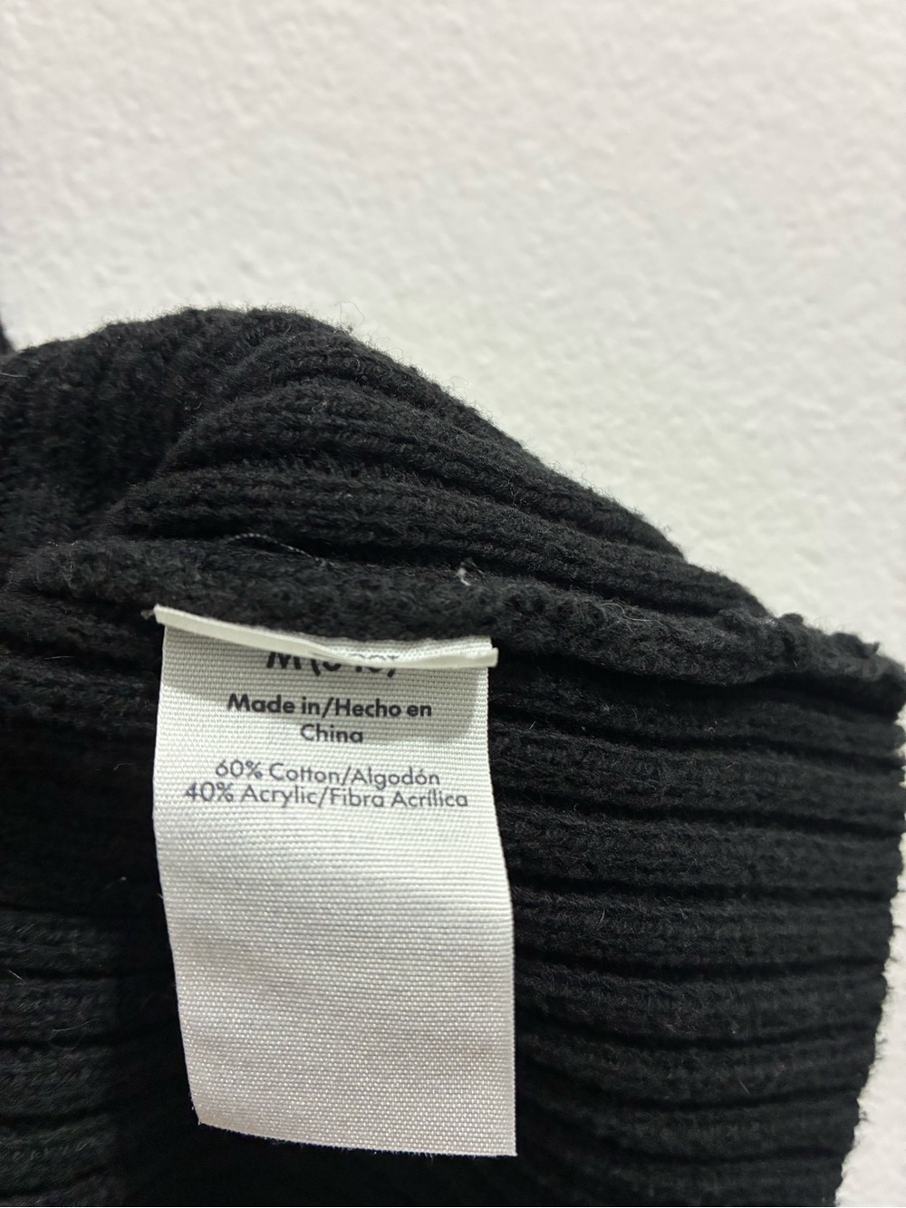 Black Ribbed Button-Neck Tank - Picture 4 of 4